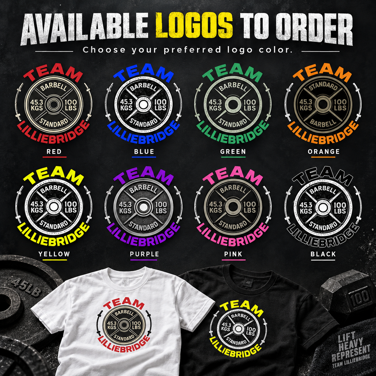 Team Lilliebridge Signature Appareal