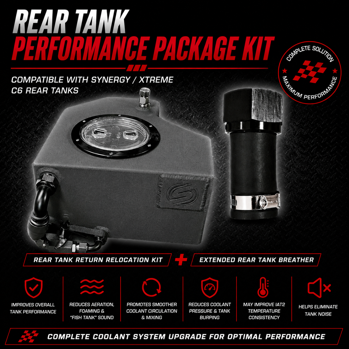 Rear Tank Performance Package Compatible with Synergy / Xtreme C6 Rear Tank
