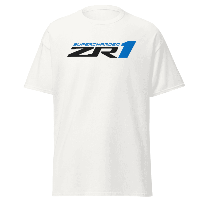 White ZR1 logo edition T-Shirt