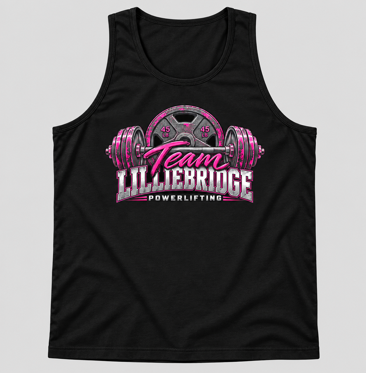 Team Lilliebridge Powerlifting Pink Editon